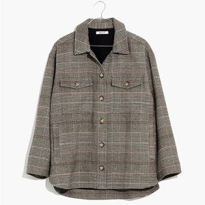 Madewell | Plaid Flannel Shirt Jacket (Shacket) XS